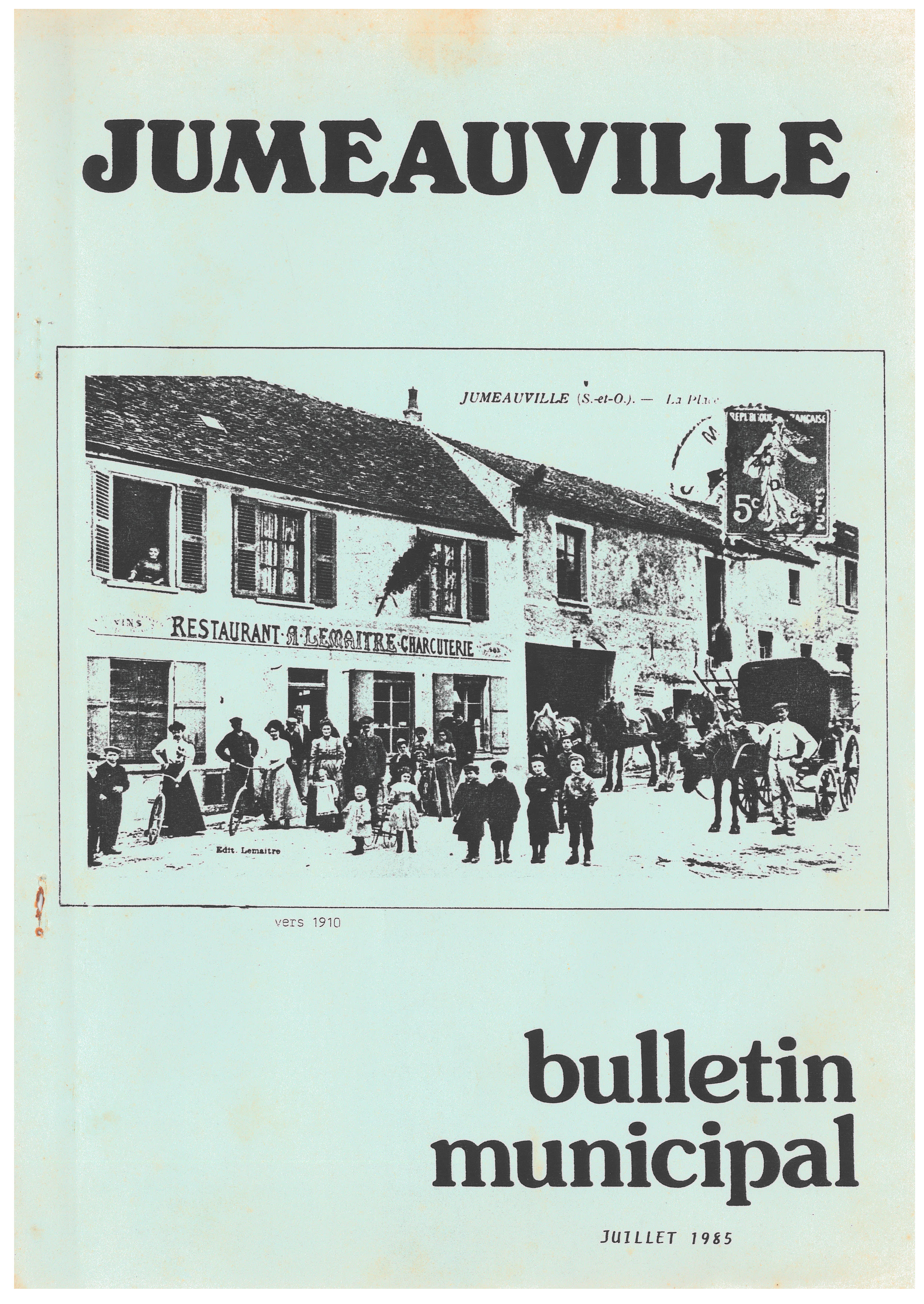 Bulletin Municipal 1 1985
