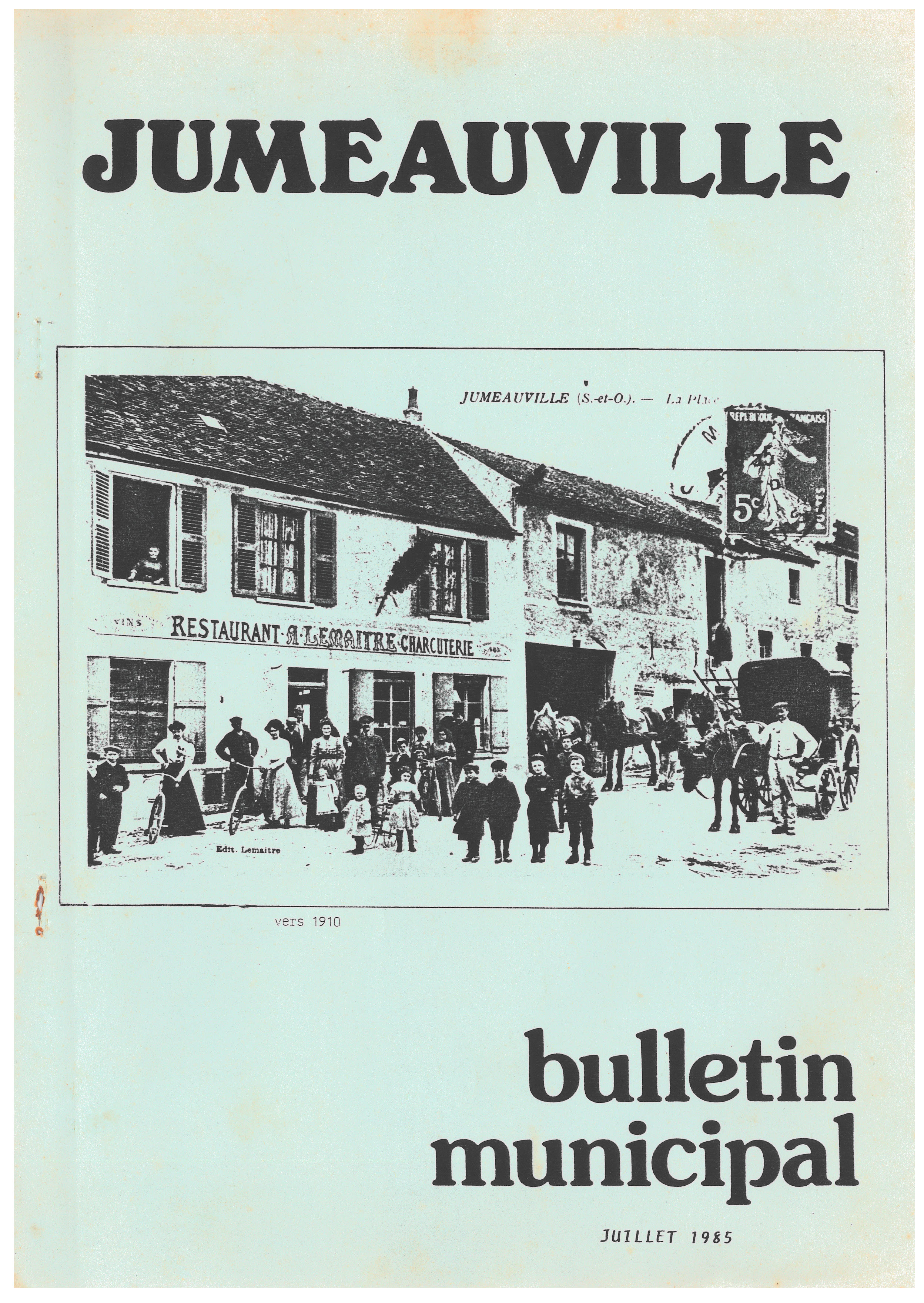 Bulletin Municipal 1 1985