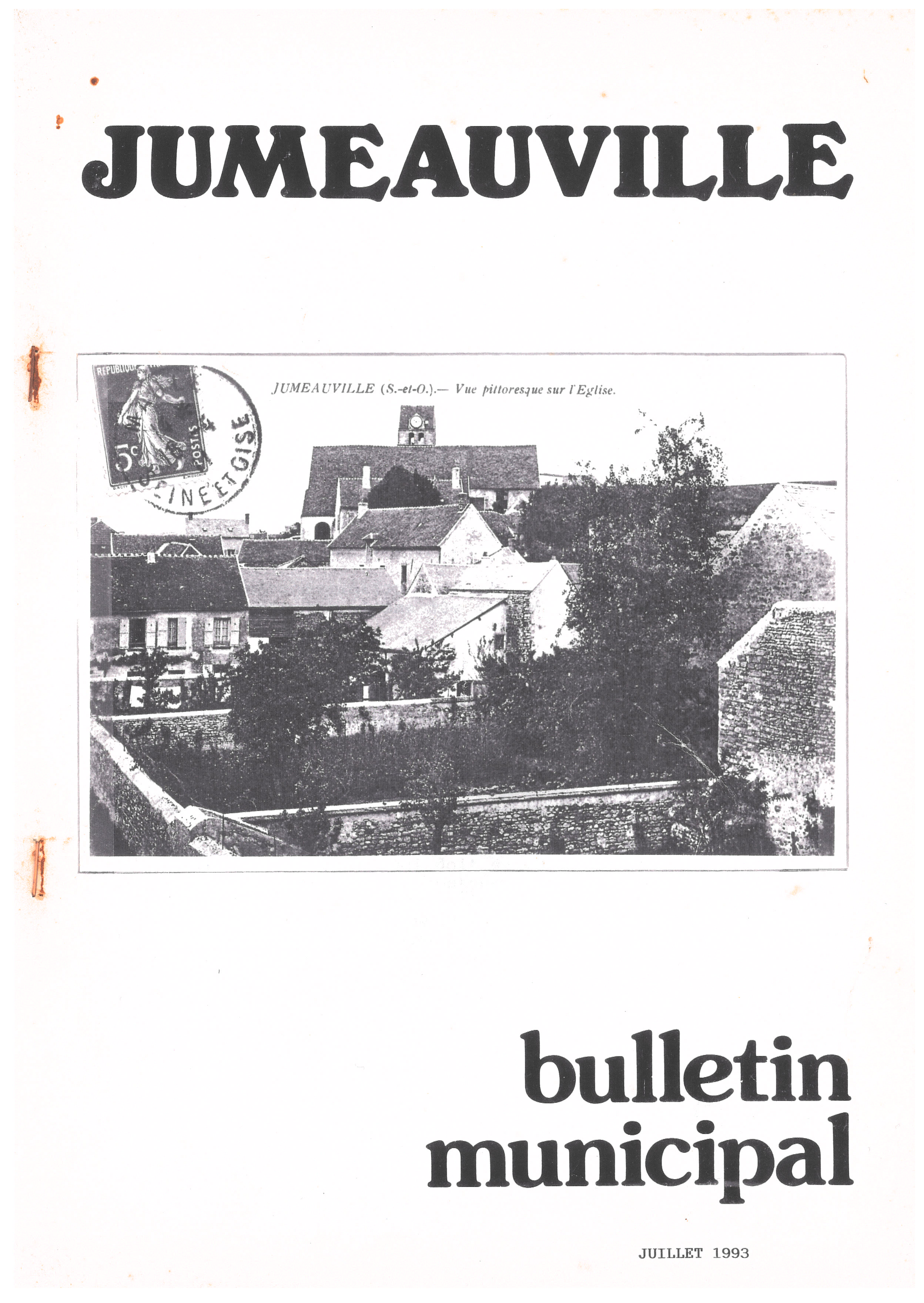 Bulletin Municipal 1 1993