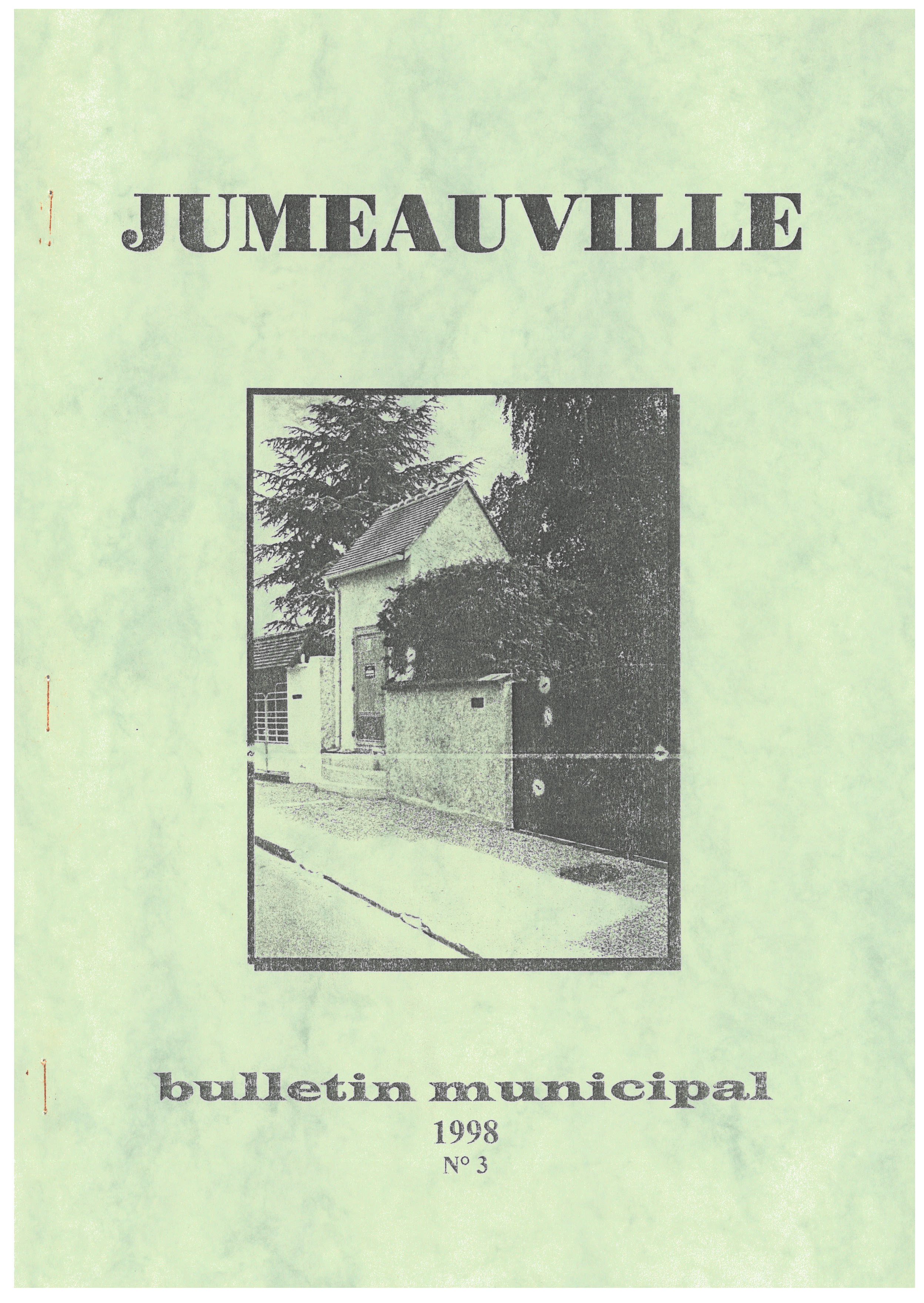 Bulletin Municipal 3 1998