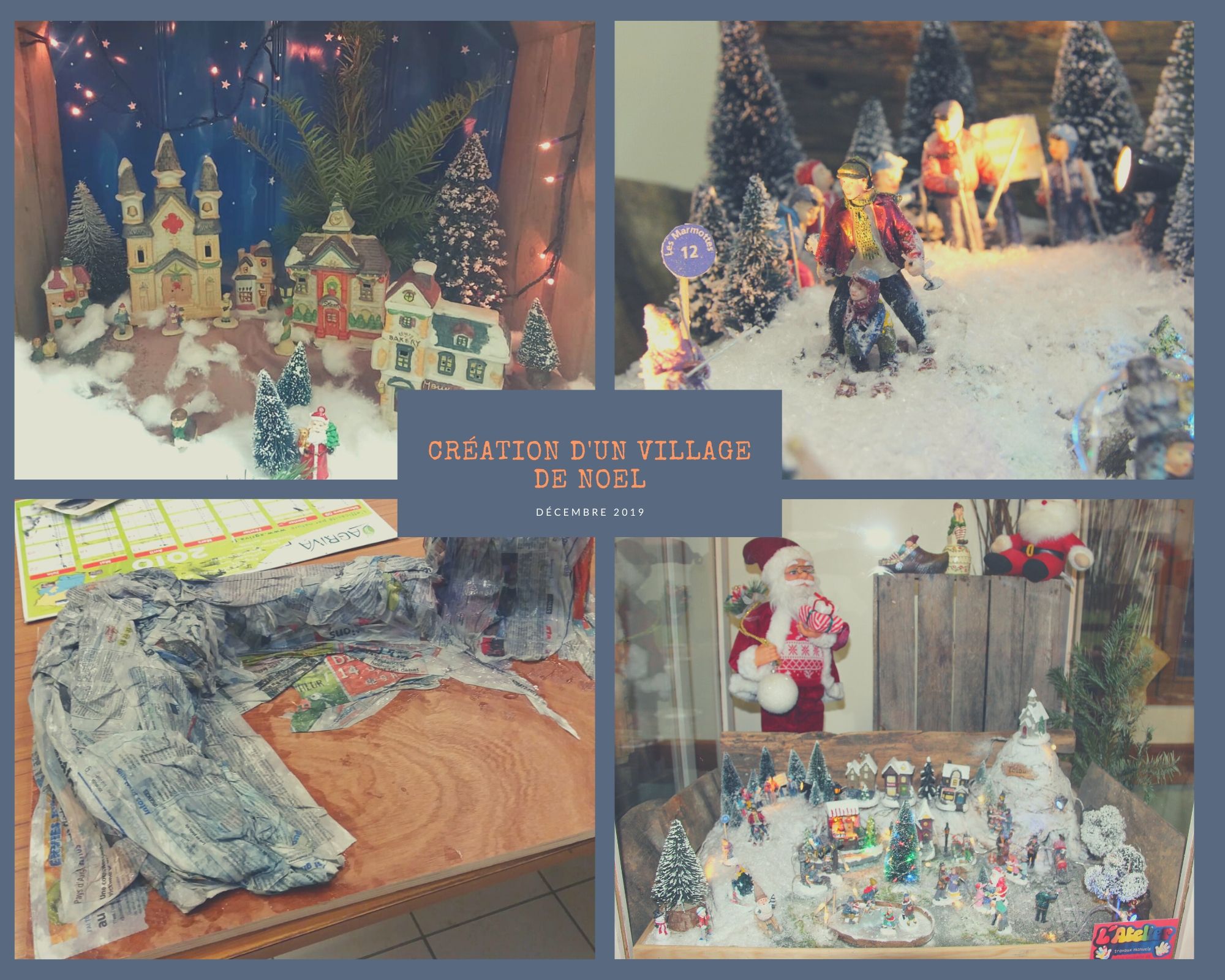 Atelier création d'un village de Noel